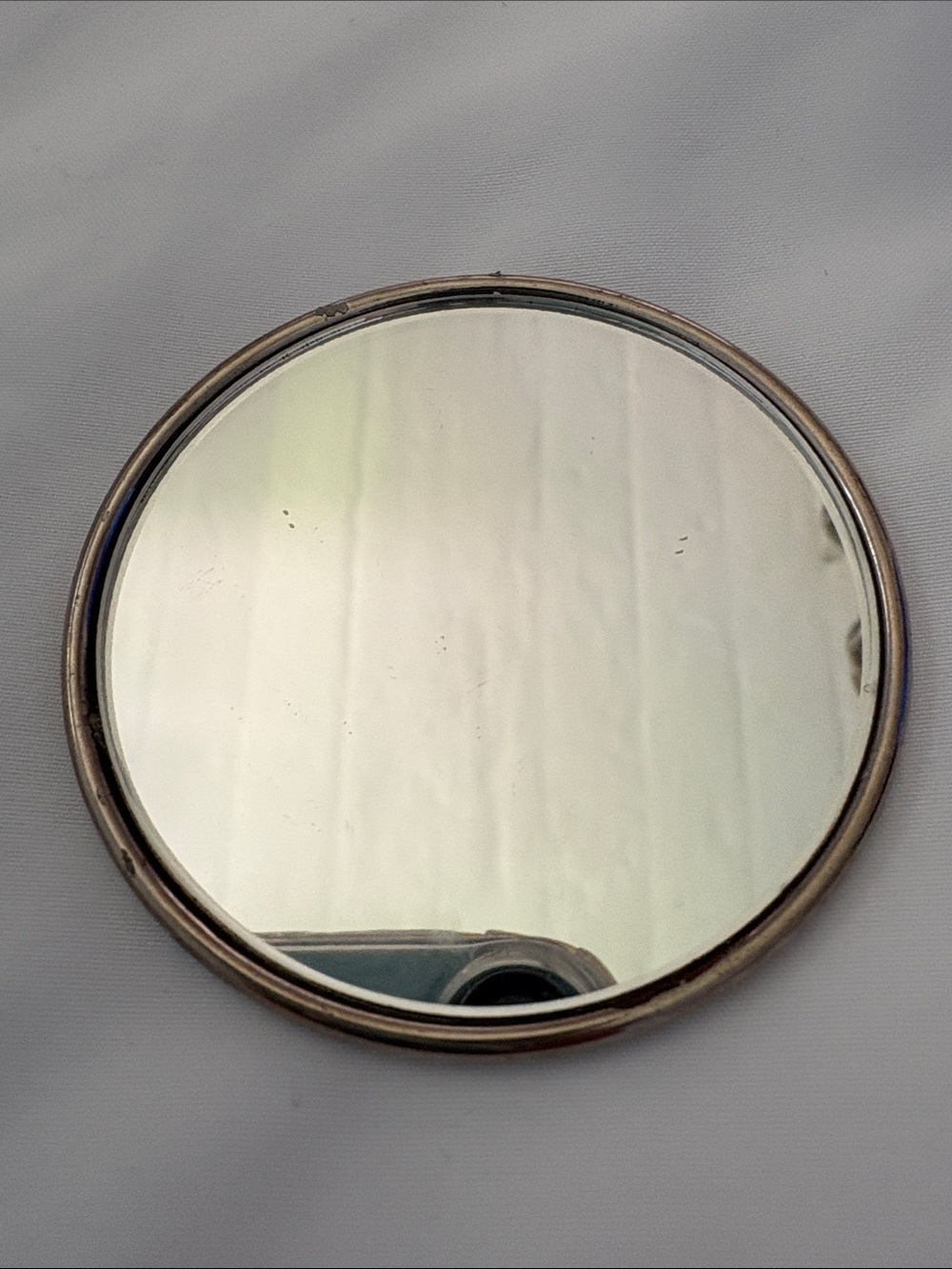Sparkling High Heel Purse Mirror- Silver & Black - Picture 2 of 3